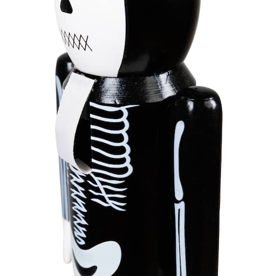 Wooden Skeleton Halloween Nutcracker